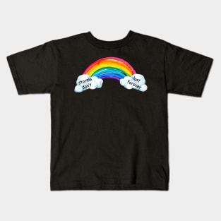 Rainbow Colors Storms Dont Last Forever Kids T-Shirt